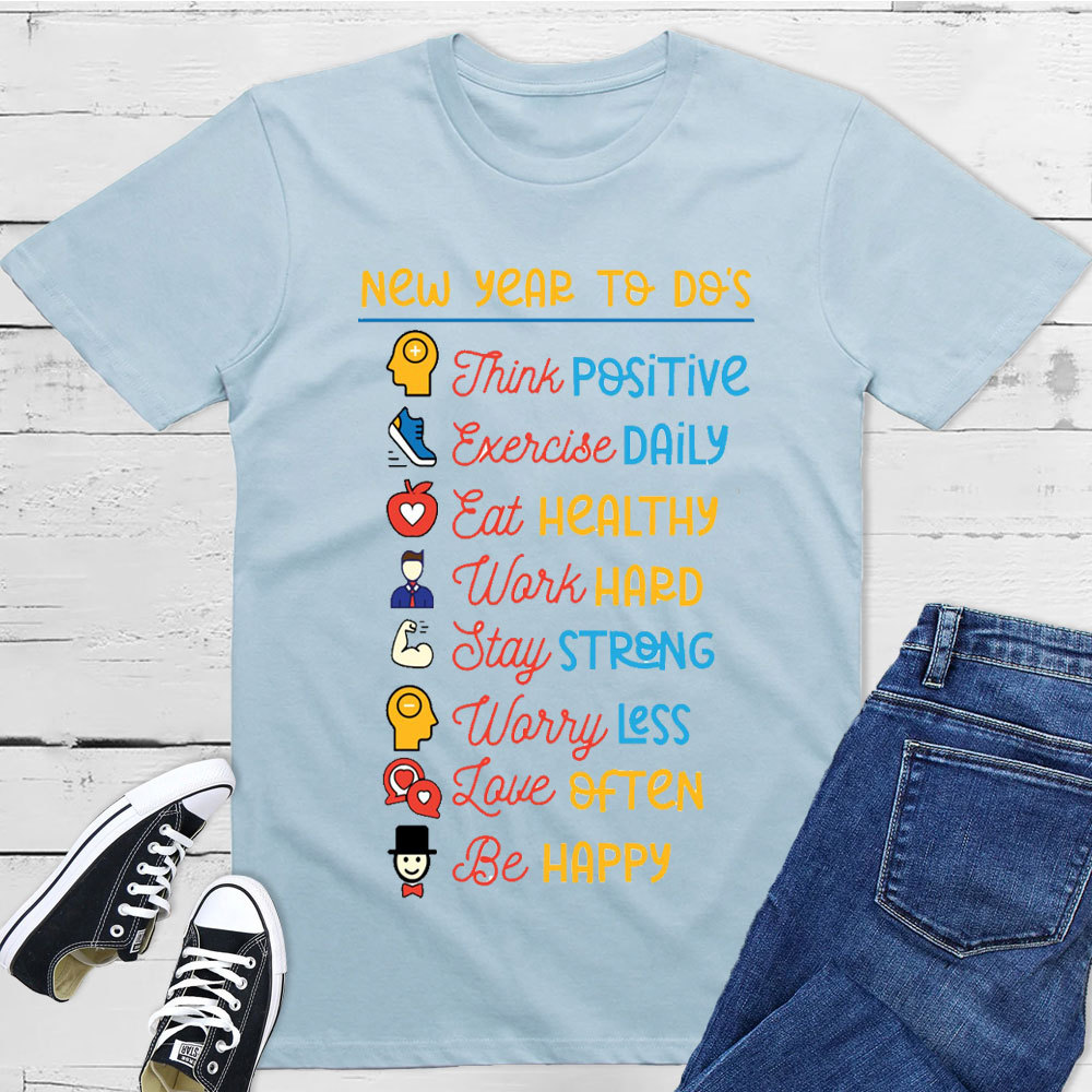 New Year To Do List Christian T-Shirt