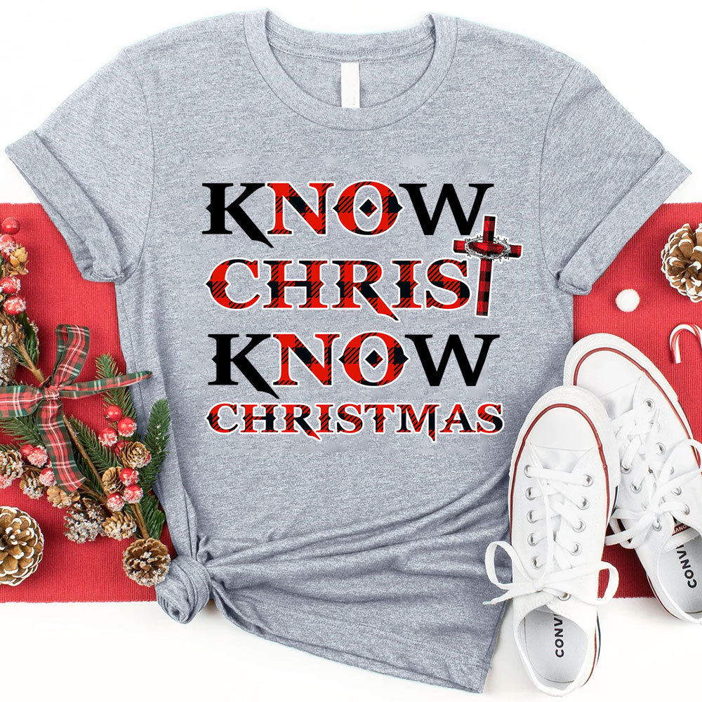 No Christ No Christmas Christian Tee
