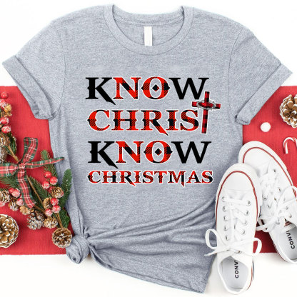 No Christ No Christmas Christian Tee