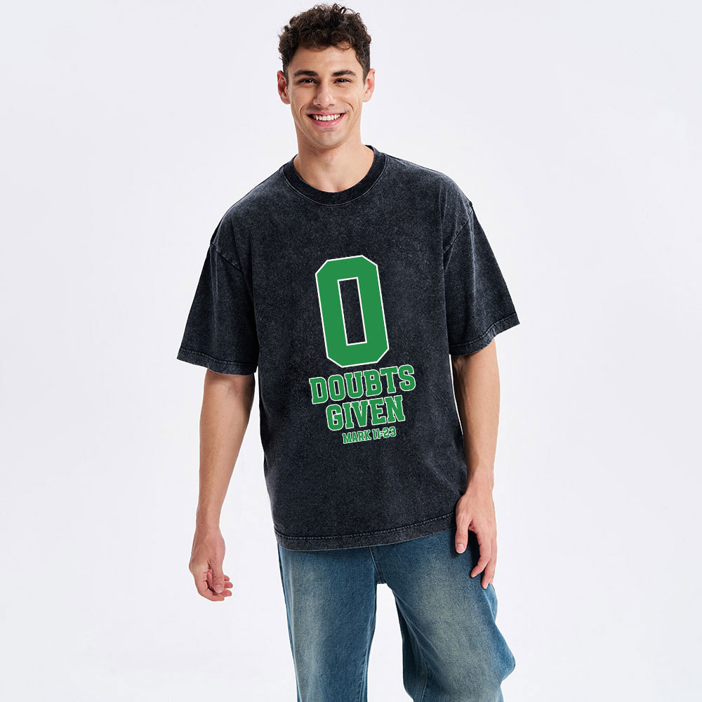 No Doubts Given Christian Washed T-Shirt