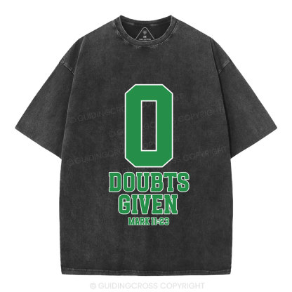 No Doubts Given Christian Washed T-Shirt