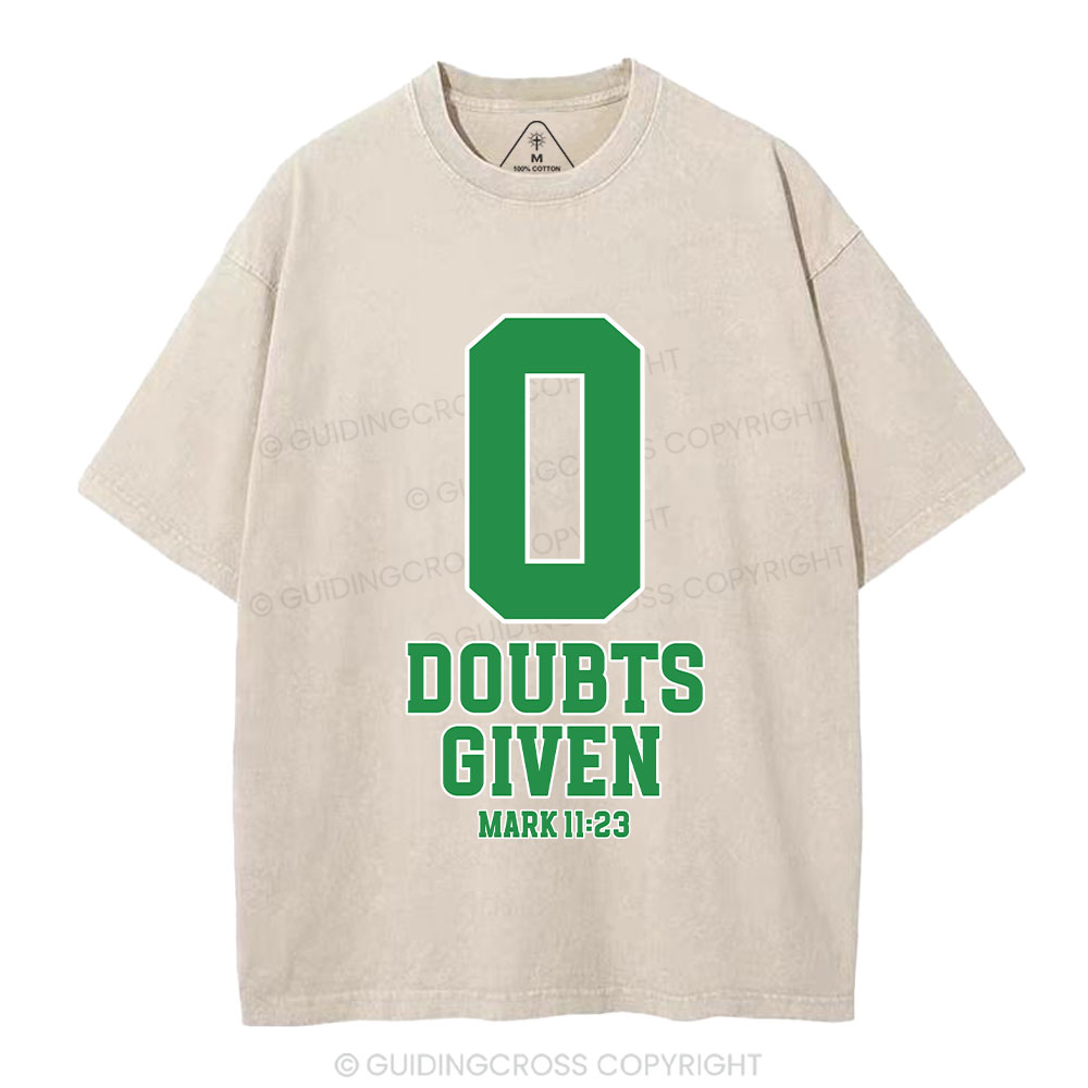 No Doubts Given Christian Washed T-Shirt