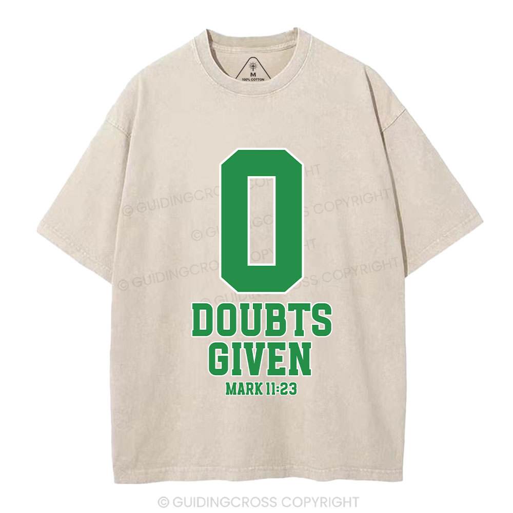 No Doubts Given Christian Washed T-Shirt