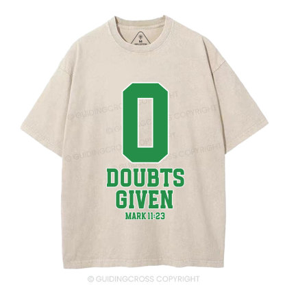 No Doubts Given Christian Washed T-Shirt