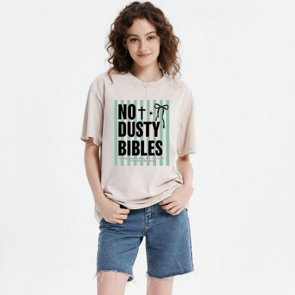 No Dusty Bibles Christian Washed T-Shirt