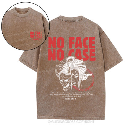 No Face No Case Christian Washed T-Shirt