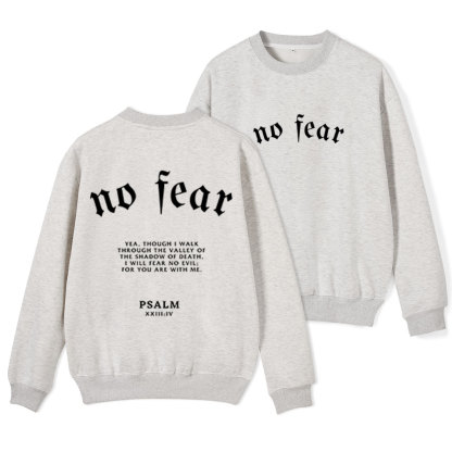 No Fear Christian Fleece Sweatshirt