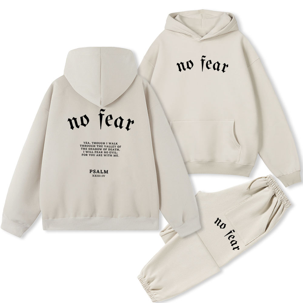 No Fear Christian Fleece Hoodie Set