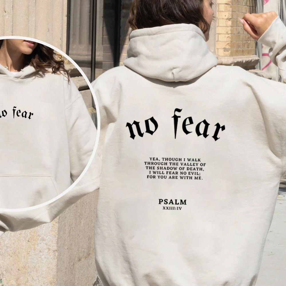No Fear Christian Fleece Hoodie Set