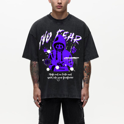 No Fear Christian Washed T-Shirt