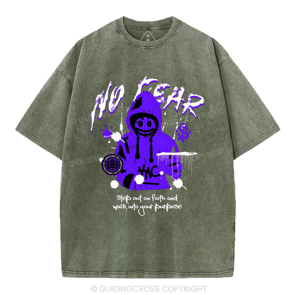 No Fear Christian Washed T-Shirt