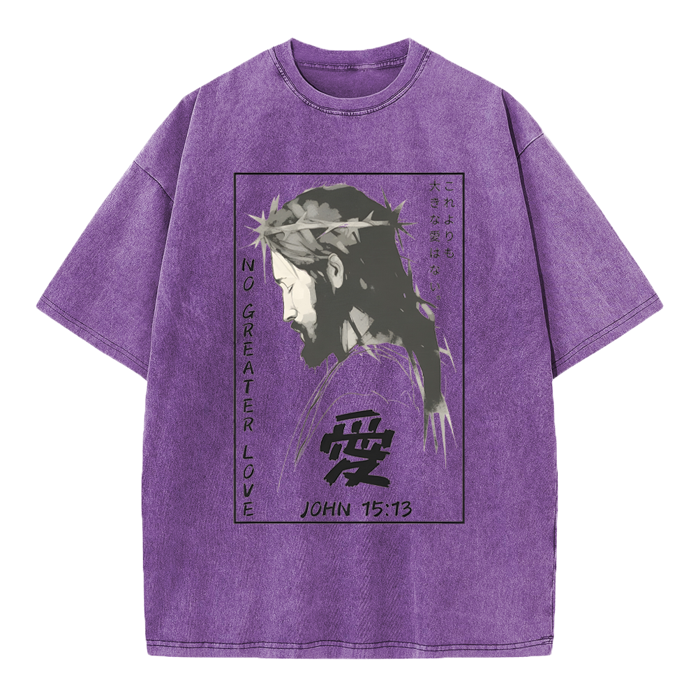No Greater Love Chrisitian Washed T-Shirt