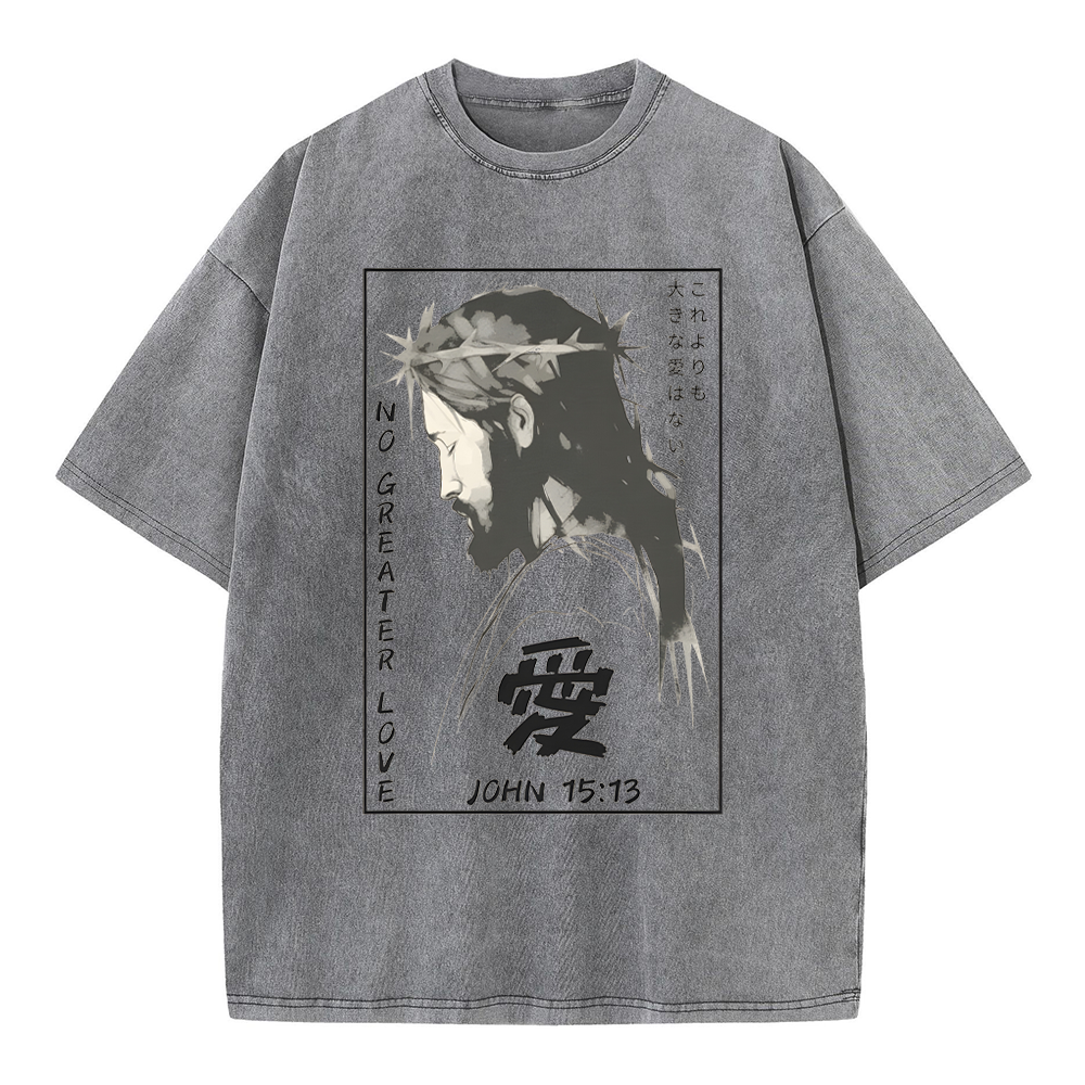 No Greater Love Chrisitian Washed T-Shirt