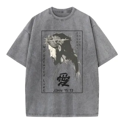 No Greater Love Chrisitian Washed T-Shirt