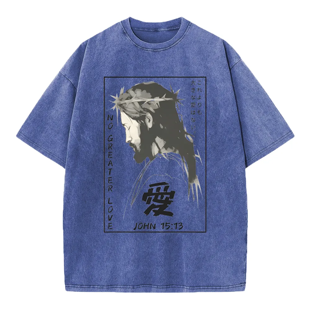 No Greater Love Chrisitian Washed T-Shirt