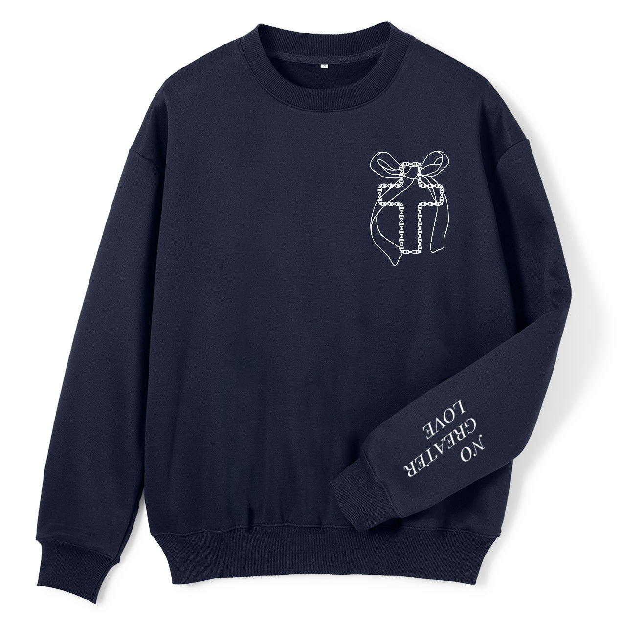 No Greater Love Christian Fleece Sweatshirt