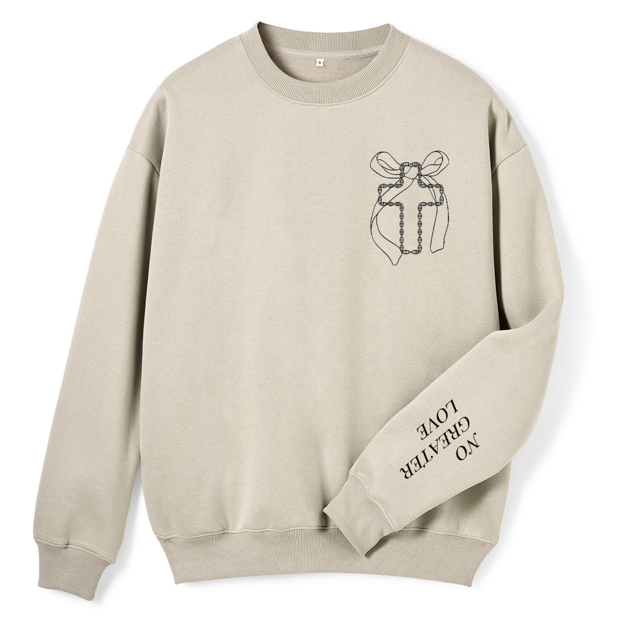 No Greater Love Christian Fleece Sweatshirt