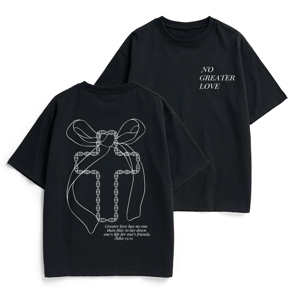 No Greater Love Christian Heavy Cotton T-Shirt