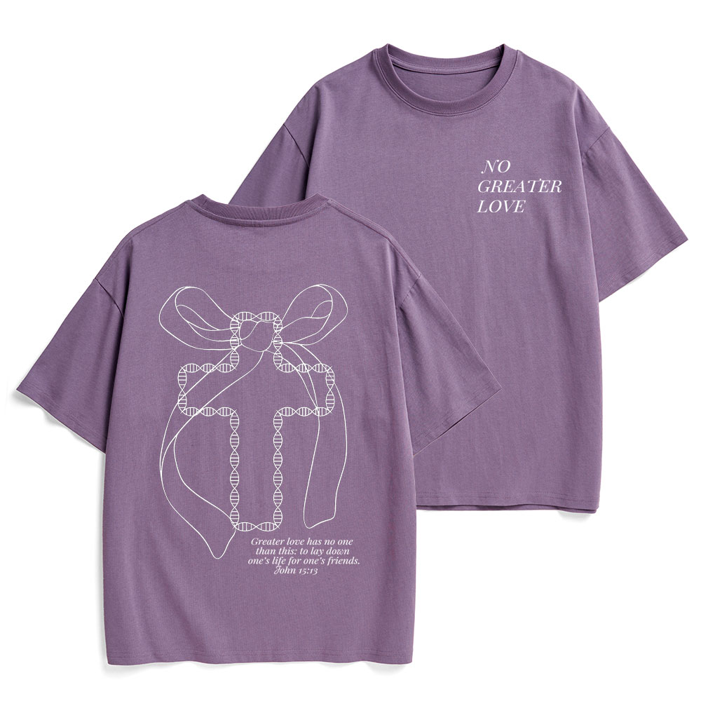 No Greater Love Christian Heavy Cotton T-Shirt