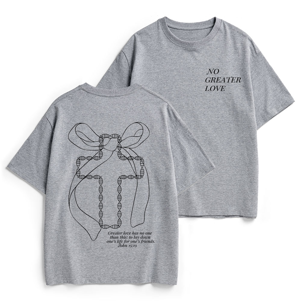 No Greater Love Christian Heavy Cotton T-Shirt