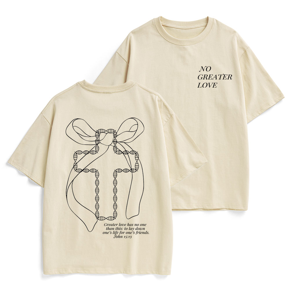 No Greater Love Christian Heavy Cotton T-Shirt
