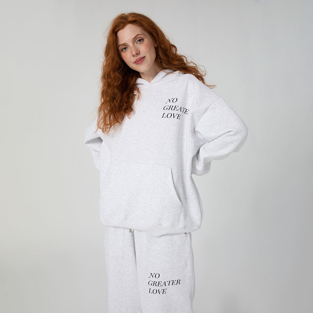 No Greater Love Christian Premium Fleece Hoodie Set