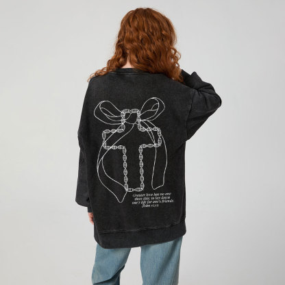 No Greater Love Christian Washed Sweatshirt