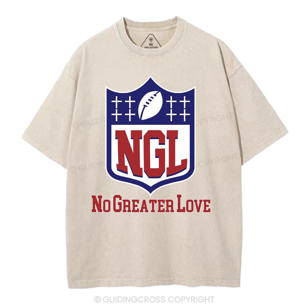 No Greater Love Christian Washed T-Shirt