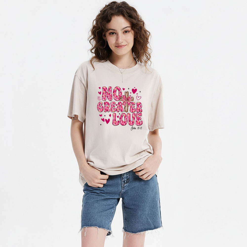 No Greater Love Christian Washed T-Shirt