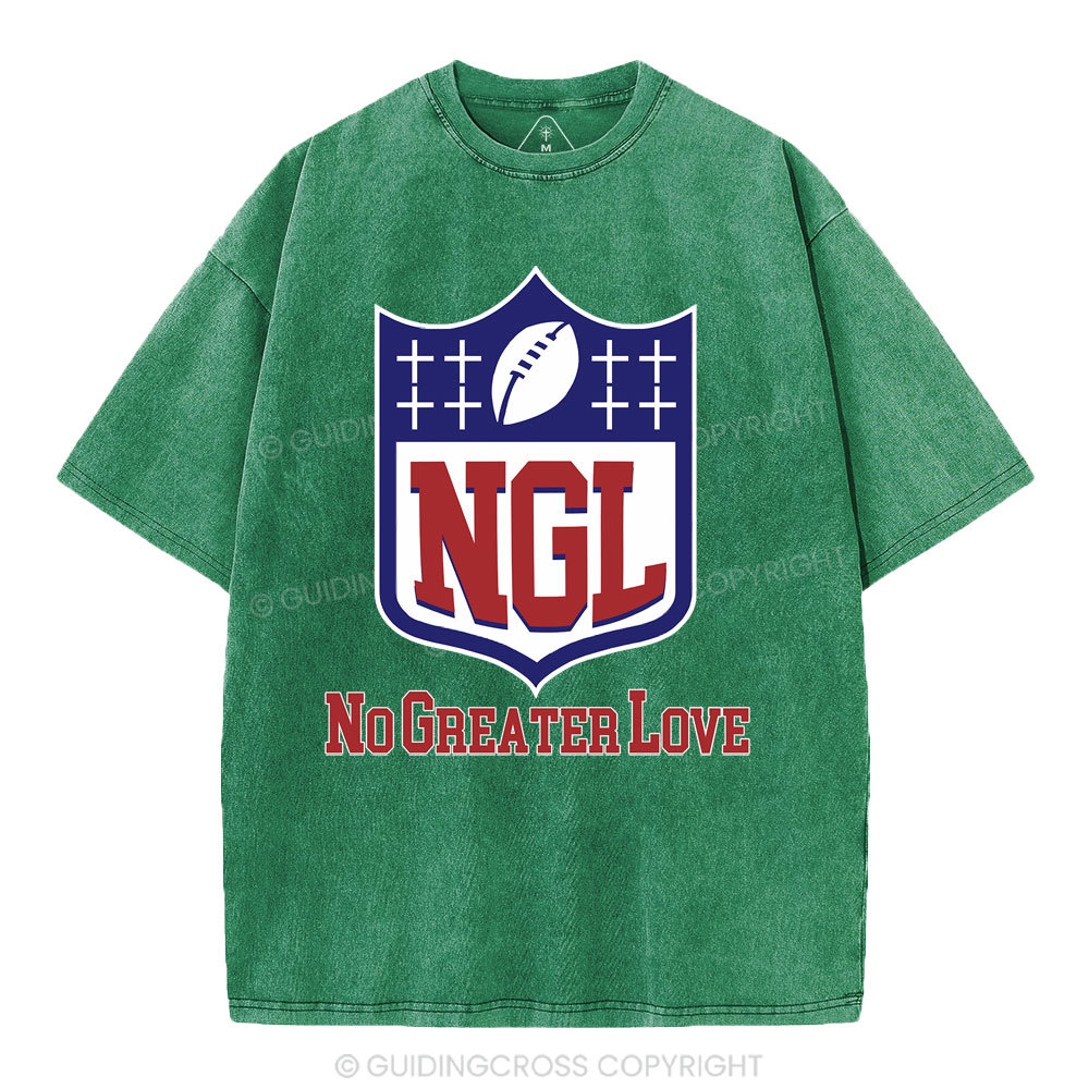 No Greater Love Christian Washed T-Shirt