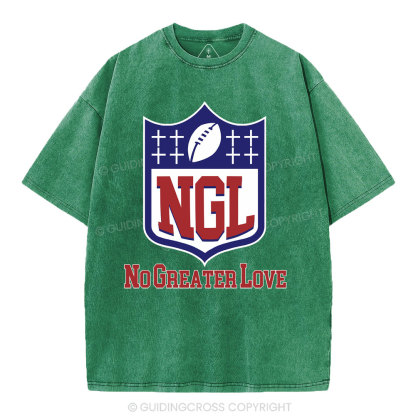 No Greater Love Christian Washed T-Shirt