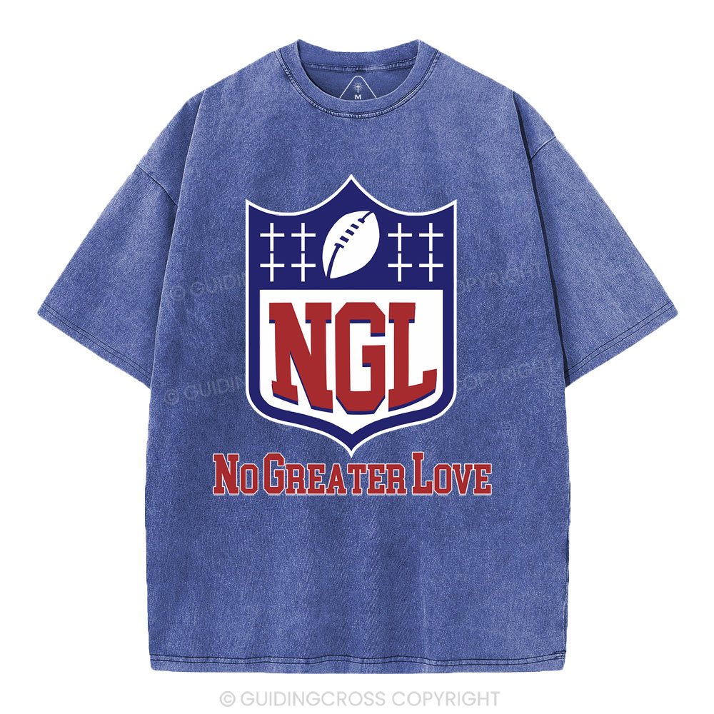 No Greater Love Christian Washed T-Shirt