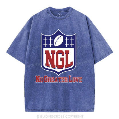 No Greater Love Christian Washed T-Shirt