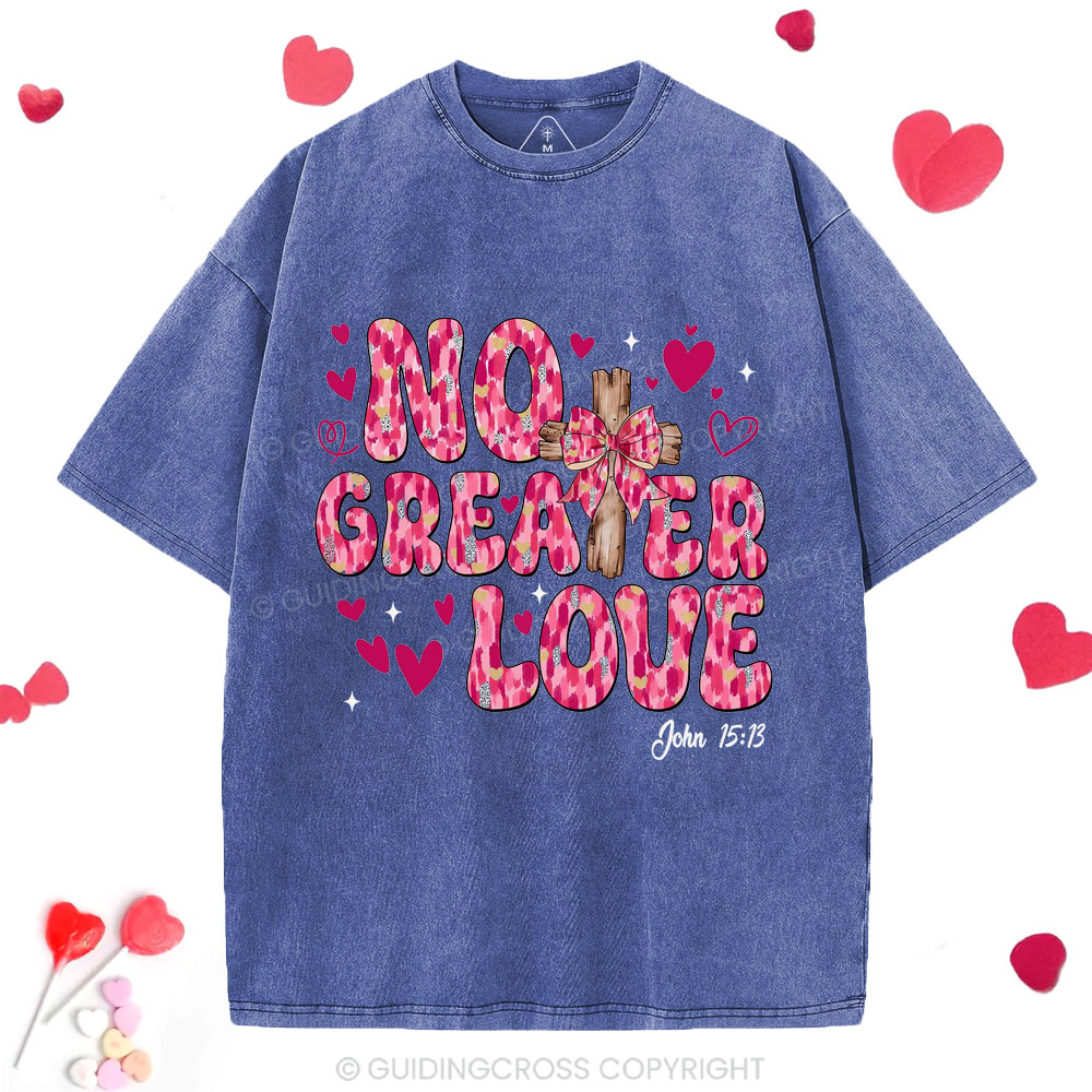 No Greater Love Christian Washed T-Shirt