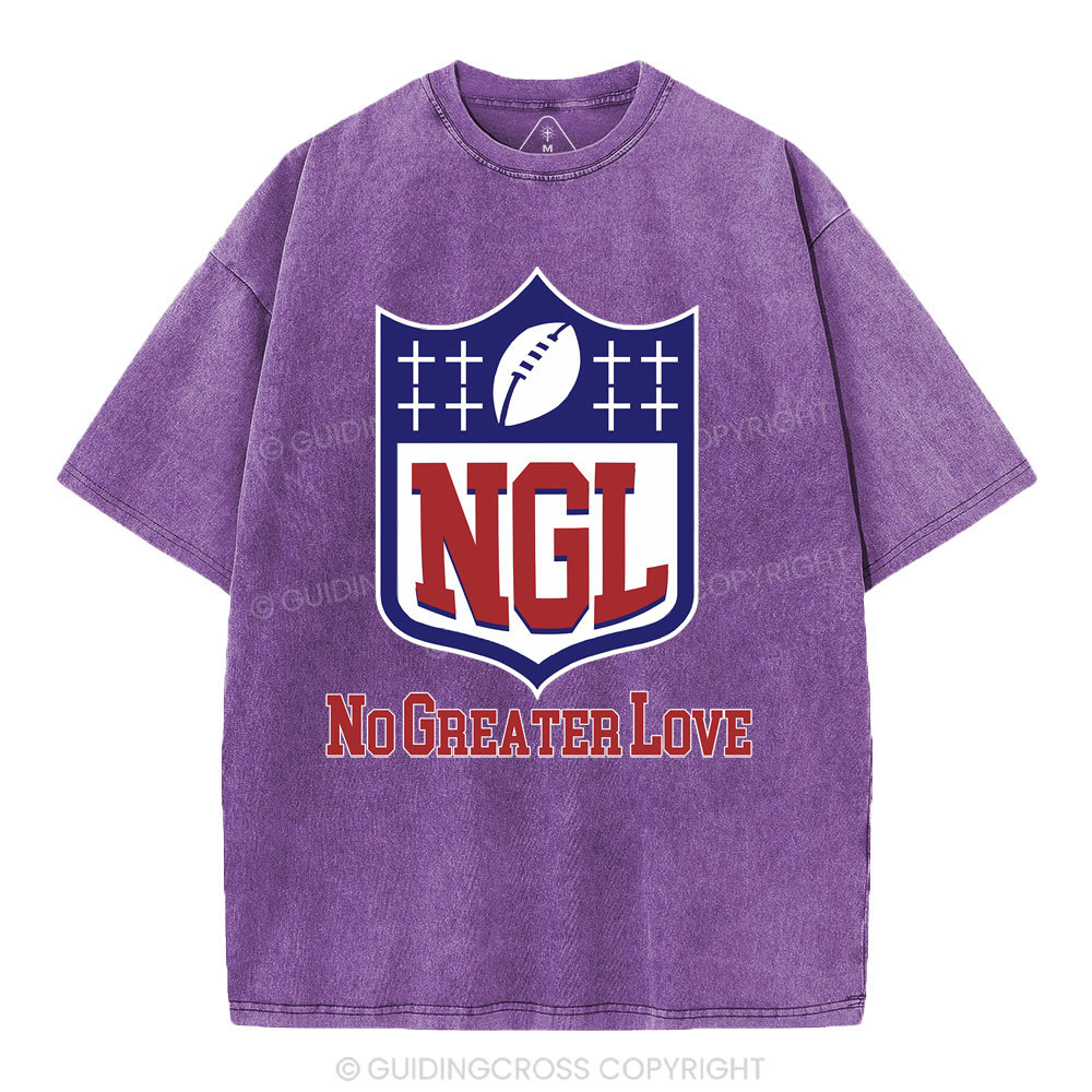 No Greater Love Christian Washed T-Shirt