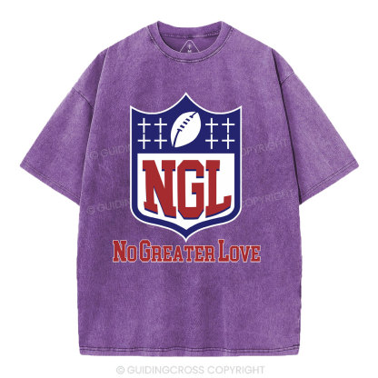 No Greater Love Christian Washed T-Shirt