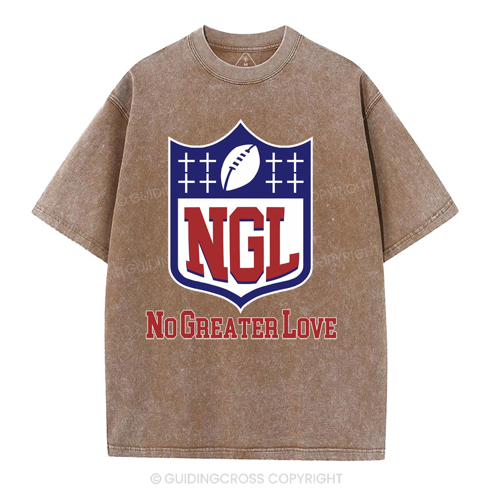 No Greater Love Christian Washed T-Shirt