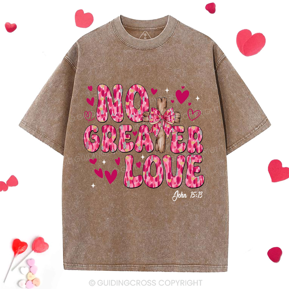 No Greater Love Christian Washed T-Shirt