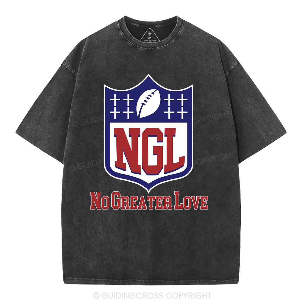 No Greater Love Christian Washed T-Shirt