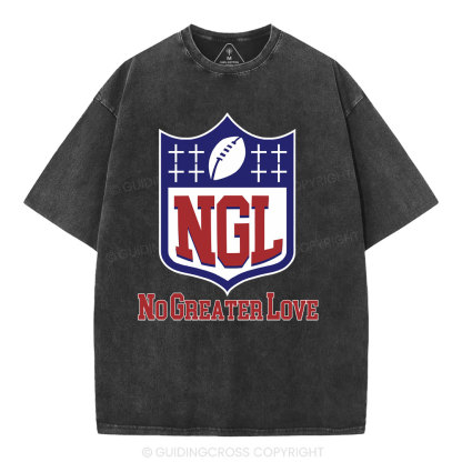 No Greater Love Christian Washed T-Shirt