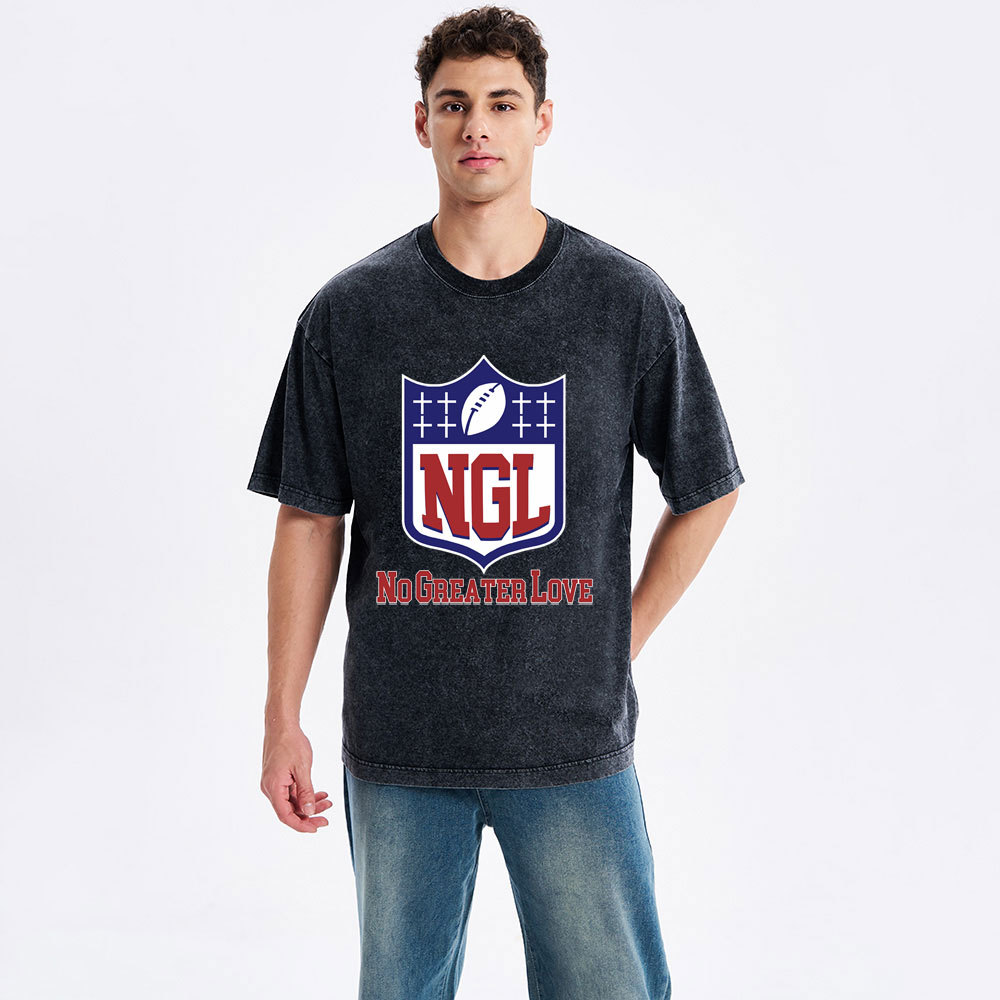 No Greater Love Christian Washed T-Shirt