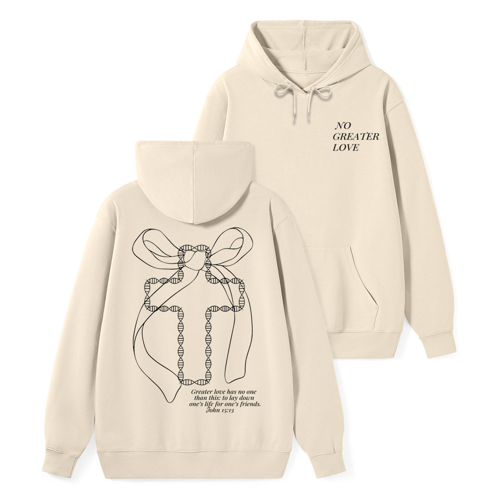 No Greater Love Classic Christian Hoodie