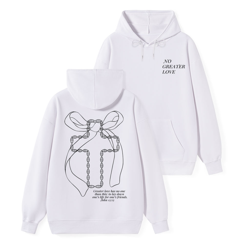 No Greater Love Classic Christian Hoodie
