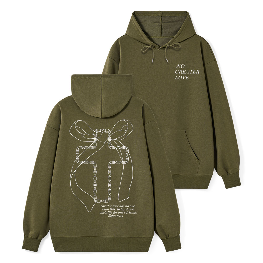 No Greater Love Classic Christian Hoodie