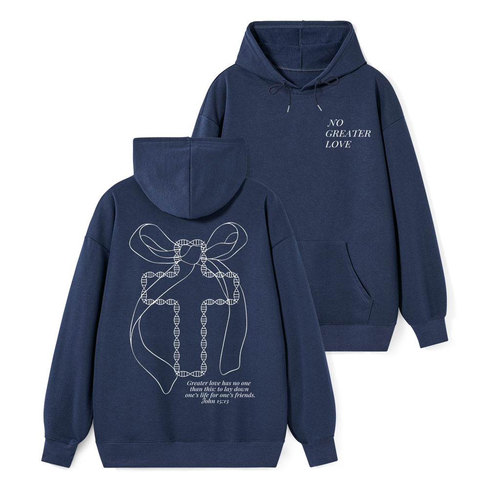 No Greater Love Classic Christian Hoodie