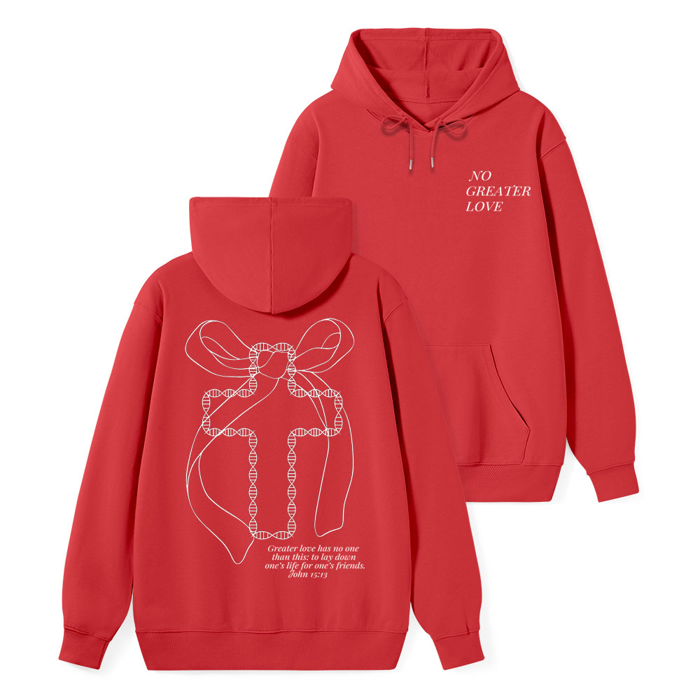 No Greater Love Classic Christian Hoodie