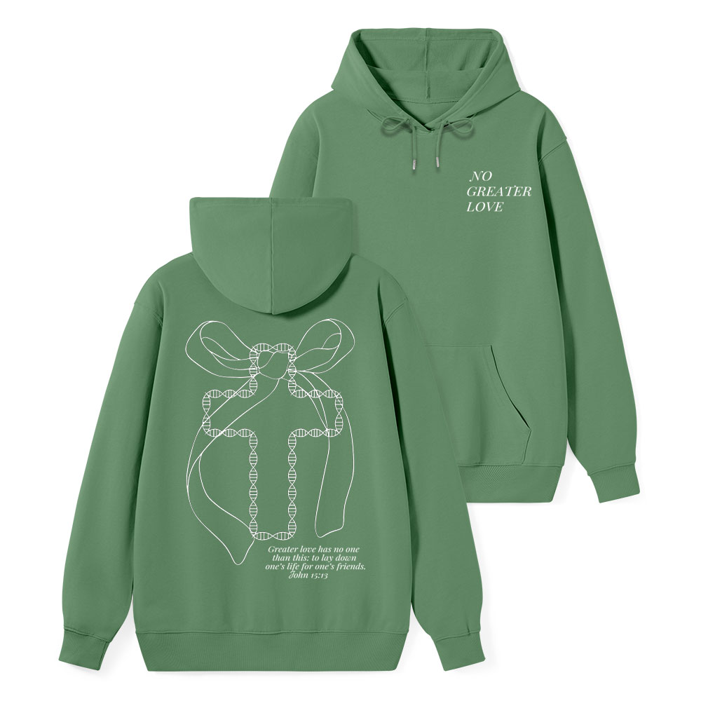 No Greater Love Classic Christian Hoodie