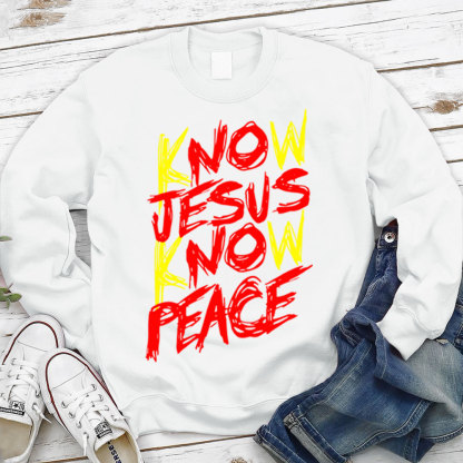 No Jesus No Peace Christian Sweatshirt