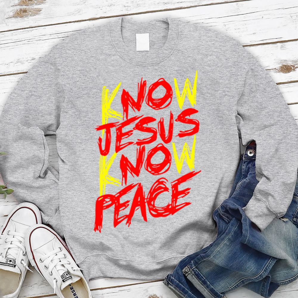 No Jesus No Peace Christian Sweatshirt