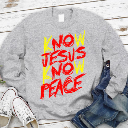 No Jesus No Peace Christian Sweatshirt